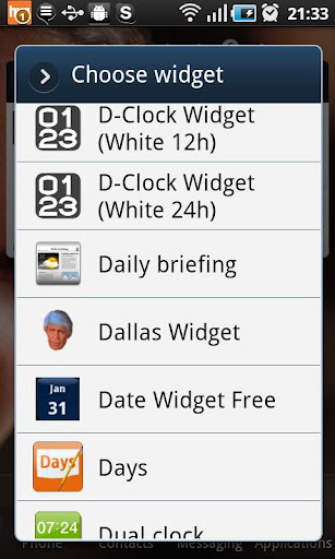 Dallas Widget