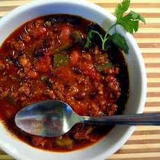 Black Bean and Chorizo Chili