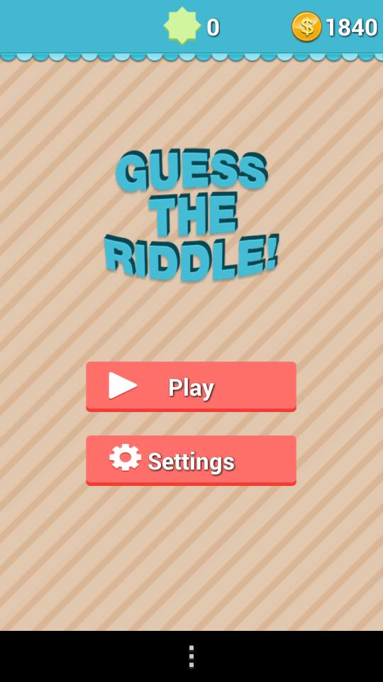 Android application Riddle Me That - Guess Riddle screenshort