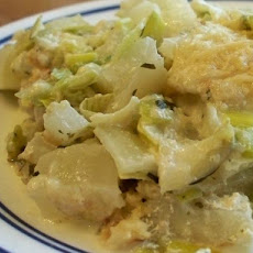 Creamy Leek and Fennel Bake