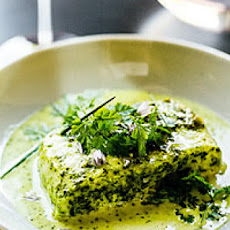 Roasted Halibut with Chervil Sauce