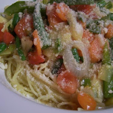 Angel Hair Pasta With Garden Vegetables