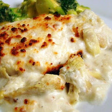 Artichoke and Chicken Bake