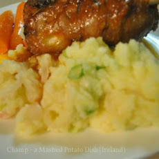 Champ -- a Mashed Potato Dish (Ireland)