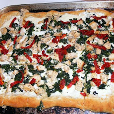 Chicken Florentine Pizza