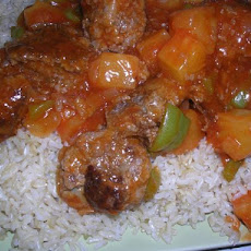 Sweet and Sour Pineapple Meatballs