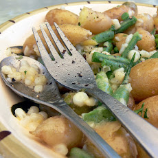 Green Beans with Roasted Corn and Green Onions