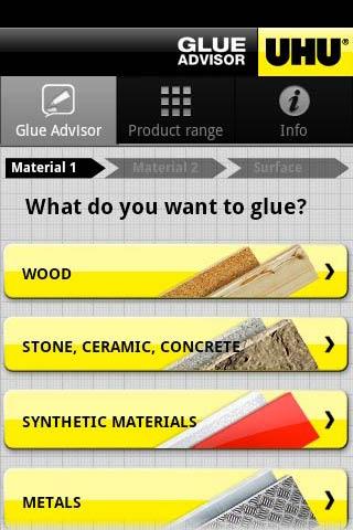 UHU Glue Advisor