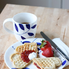 Vafler - Norwegian heart waffles