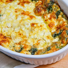 Spinach and Feta Clafoutis