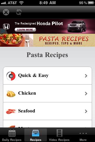 【免費生活App】Pasta Recipes!-APP點子