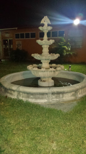 Fountain by Church 