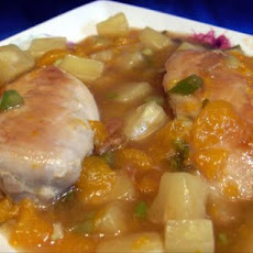 Pineapple, Mandarin, Ginger Chicken Breasts
