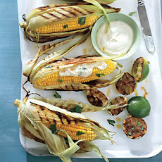 Grilled Corn on the Cob with Chile and Lime