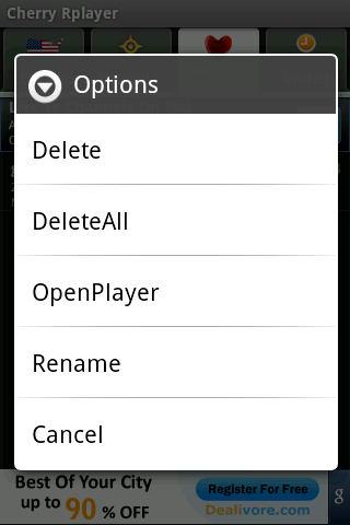 cherry-rplayer for android screenshot