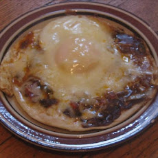 Egg Mole Tostada
