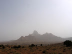 Window Blind Peak in a dust storm