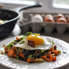 Brussels Sprouts Breakfast Hash