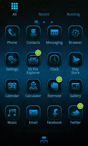 lattice-go-launcherex-theme for android screenshot