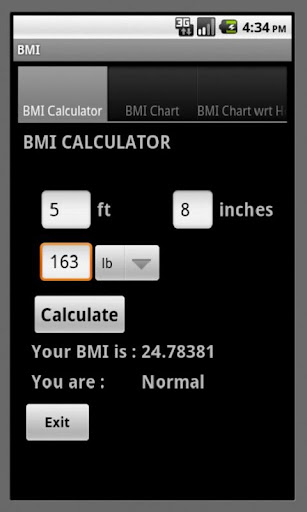 Advance BMI Calculator