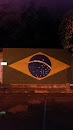 Bandeira Do Brasil No Muro