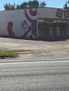Captain America Mural 