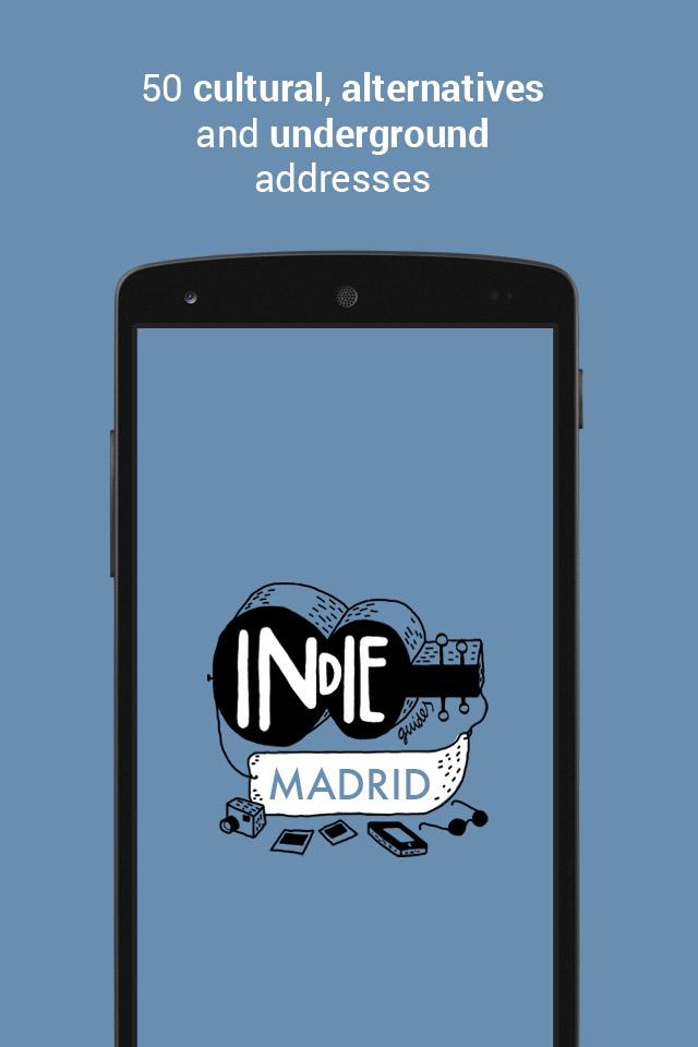 Android application Indie Guides Madrid screenshort