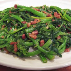 Broccoli Rabe With Garlic and Pancetta