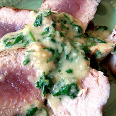 Seared Tuna in Wasabi Sauce
