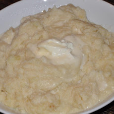 Mashed Potatoes with Ricotta and Roasted Aromatics