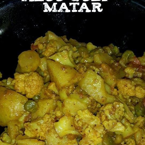 gobi aloo onion matar punjabi recipes without