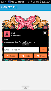 How to download GO SMS - Cute Butterfly 11 1.1 mod apk for android