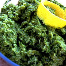 Broccoli Pesto for Bread or As Side Dish