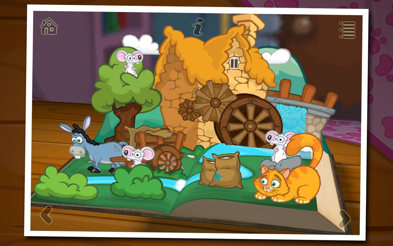 Android application StoryToys Puss in Boots - a magical fairytale screenshort
