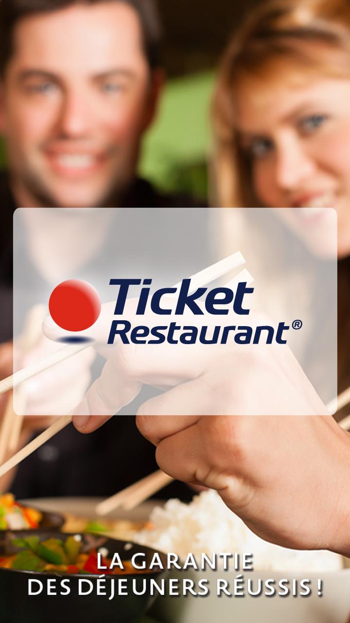 Android application Ticket Restaurant® France screenshort