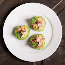Lobster Salad on Cucumber Slices