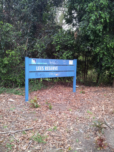 Lees Reserve Sign 
