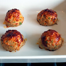 Chicken Meatballs with Tomato-Balsamic Glaze