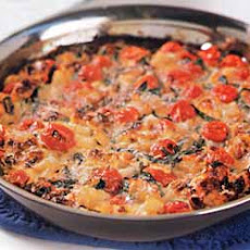 Tomato, Garlic, and Potato Frittata