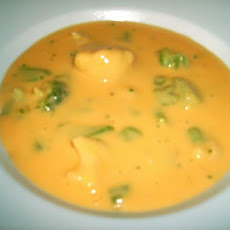 Beer Cheese Soup in Bread Bowls