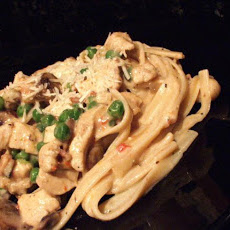 Fettuccine Alfredo Chicken Carbonara