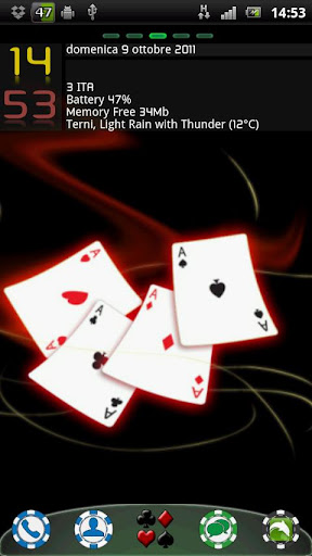 Poker Chip Go Launcher Theme