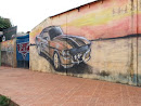 Graffiti Mustang