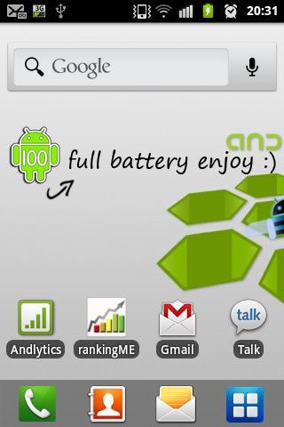 Battery indicator - Widget