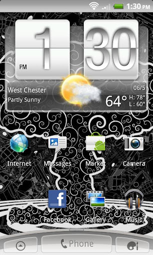 HTC Sense 2.1 Skin- WhiteSense