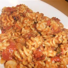 Rigatoni Pasta with Chorizo