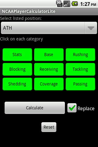 NCAA FB 12 Player Calc Lite