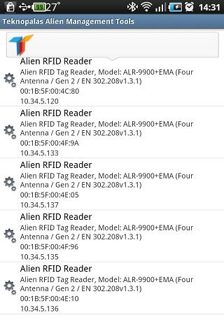 Alien RFID for Android