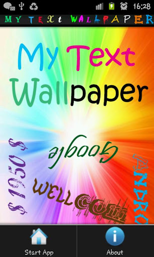 My Text Wallpaper