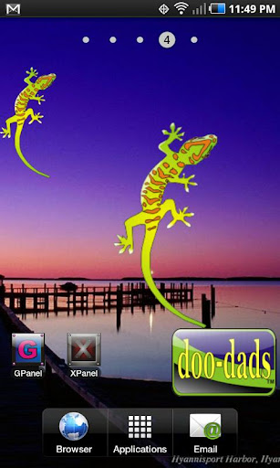 Gecko doo-dad org yell green